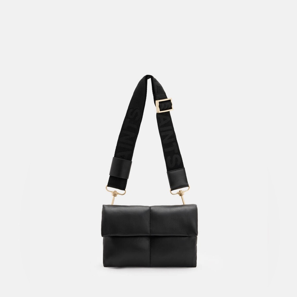 AllSaints Ezra Quilted Leather Crossbody Bag